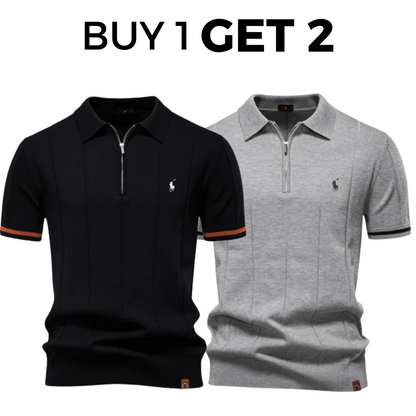 Classic Premium Knit Polo Shirt - Buy 1 Get 2