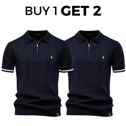Classic Premium Knit Polo Shirt - Buy 1 Get 2