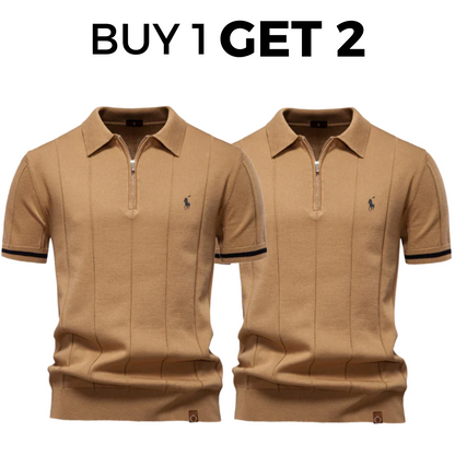Classic Premium Knit Polo Shirt - Buy 1 Get 2