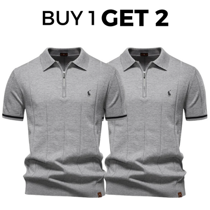 Classic Premium Knit Polo Shirt - Buy 1 Get 2