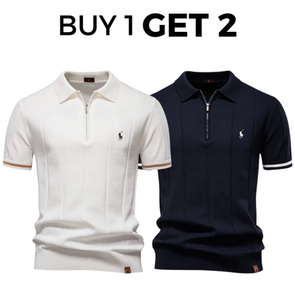 Classic Premium Knit Polo Shirt - Buy 1 Get 2