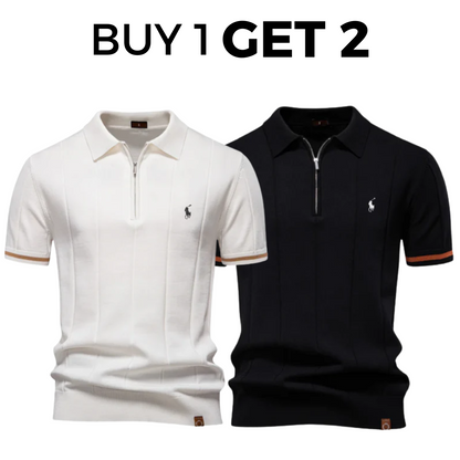 Classic Premium Knit Polo Shirt - Buy 1 Get 2