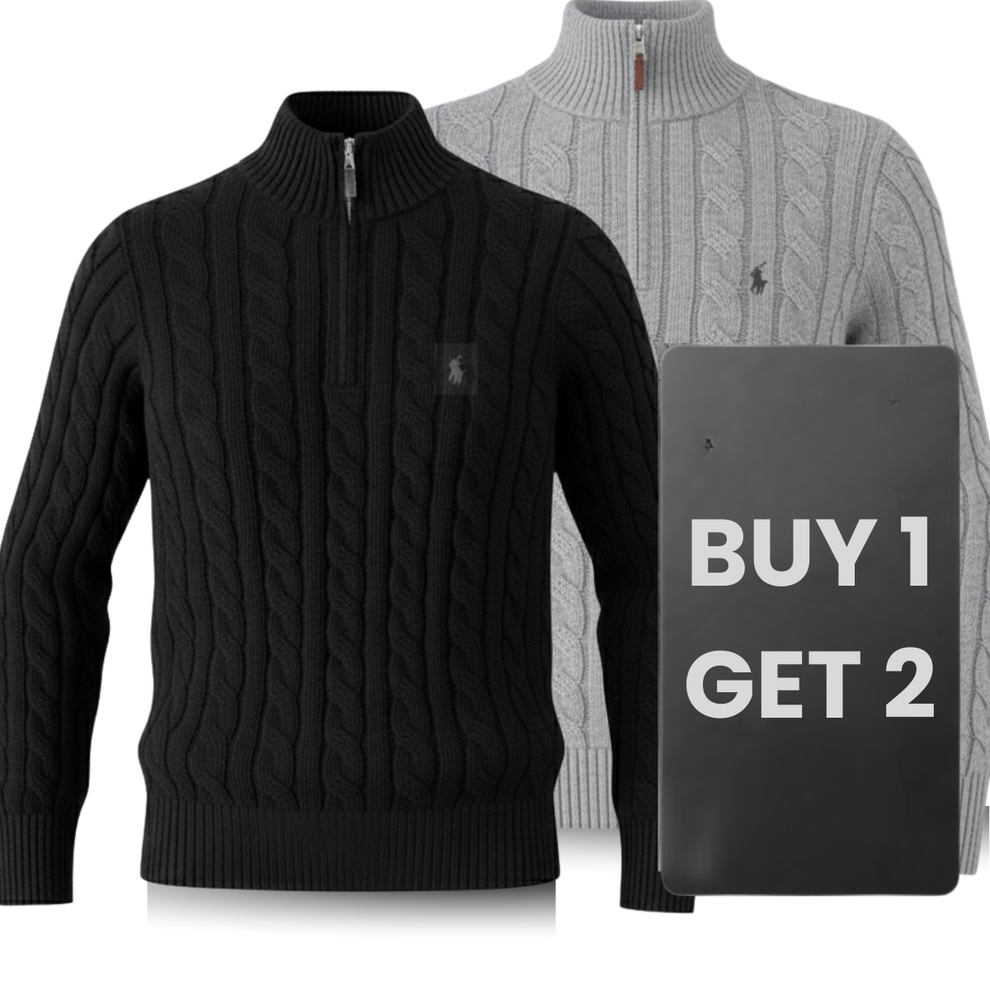 Cashmere Cable Sweater (CLEARANCE) - Buy 1 Get 2