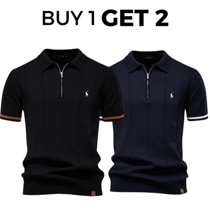 Classic Premium Knit Polo Shirt - Buy 1 Get 2